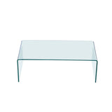 Premium Tempered Glass Coffee Table,Clear Coffee Table For living Room